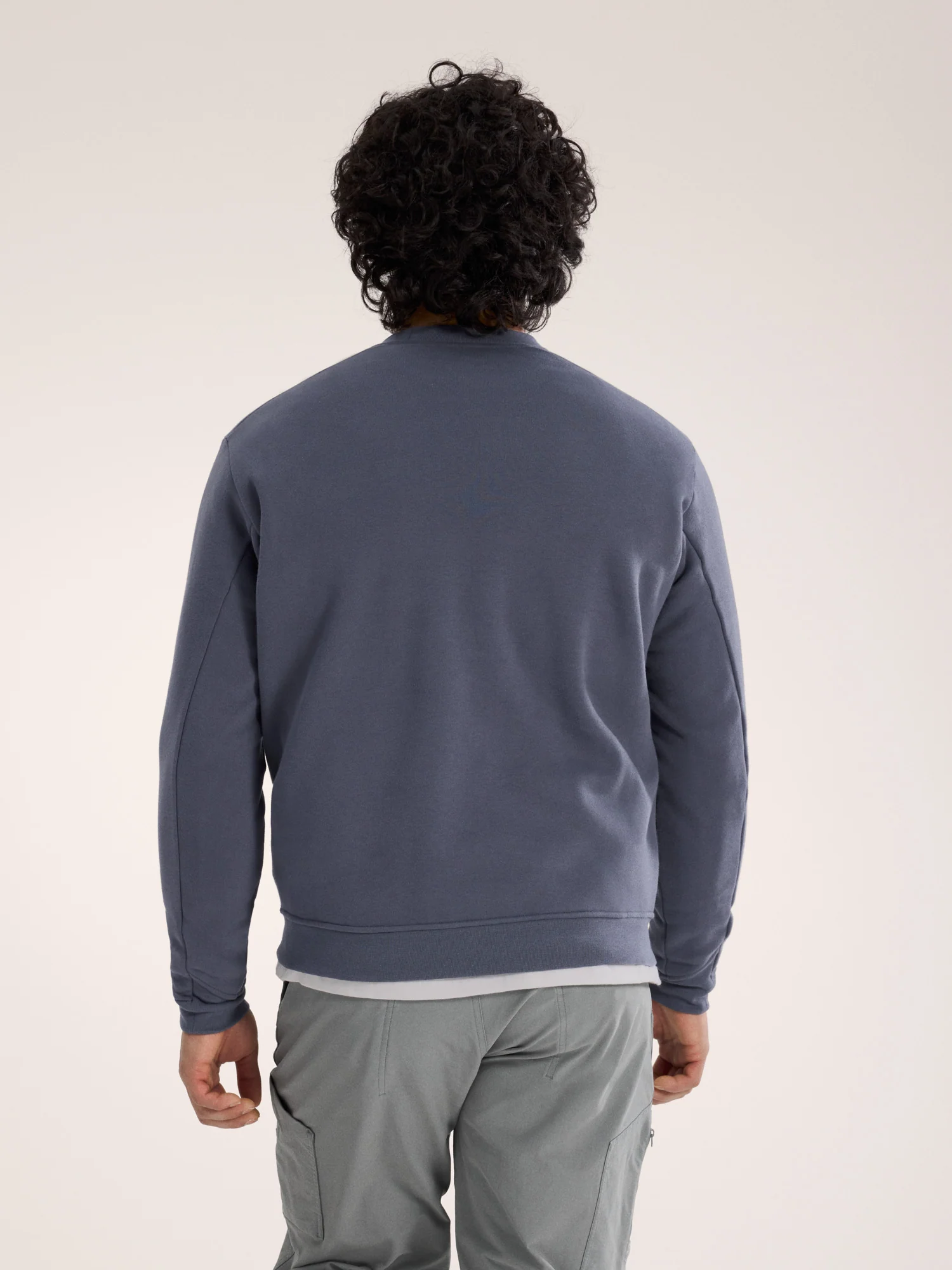 Emblem Fleece Crew Neck Pullover Men's - Image 3