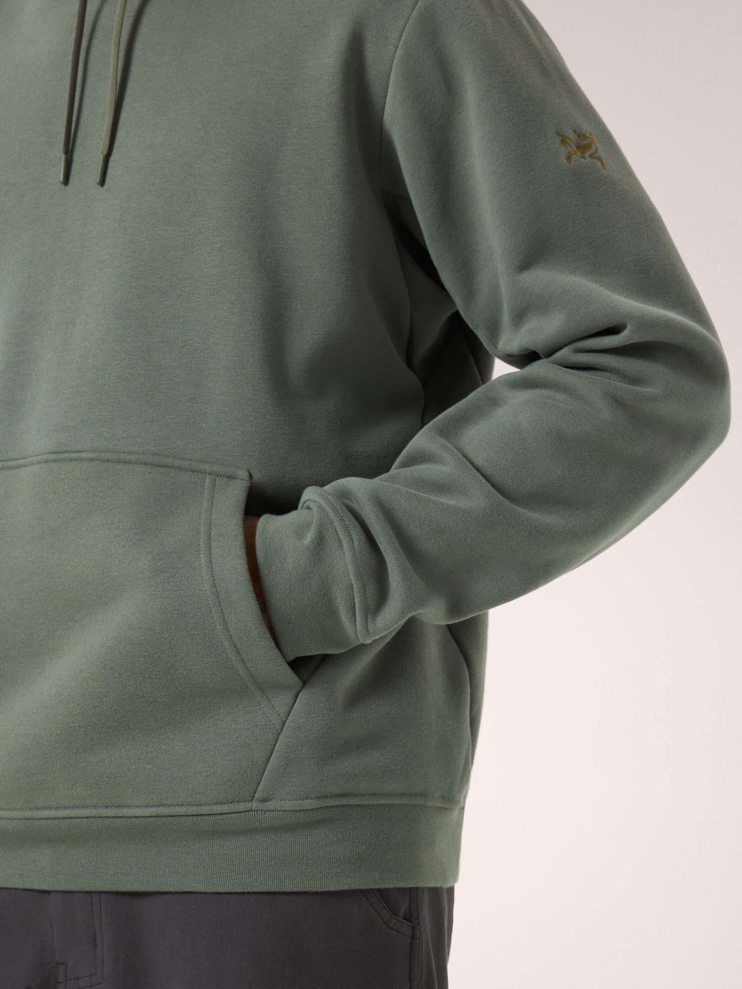 Emblem Fleece Hoody Men's - Image 5