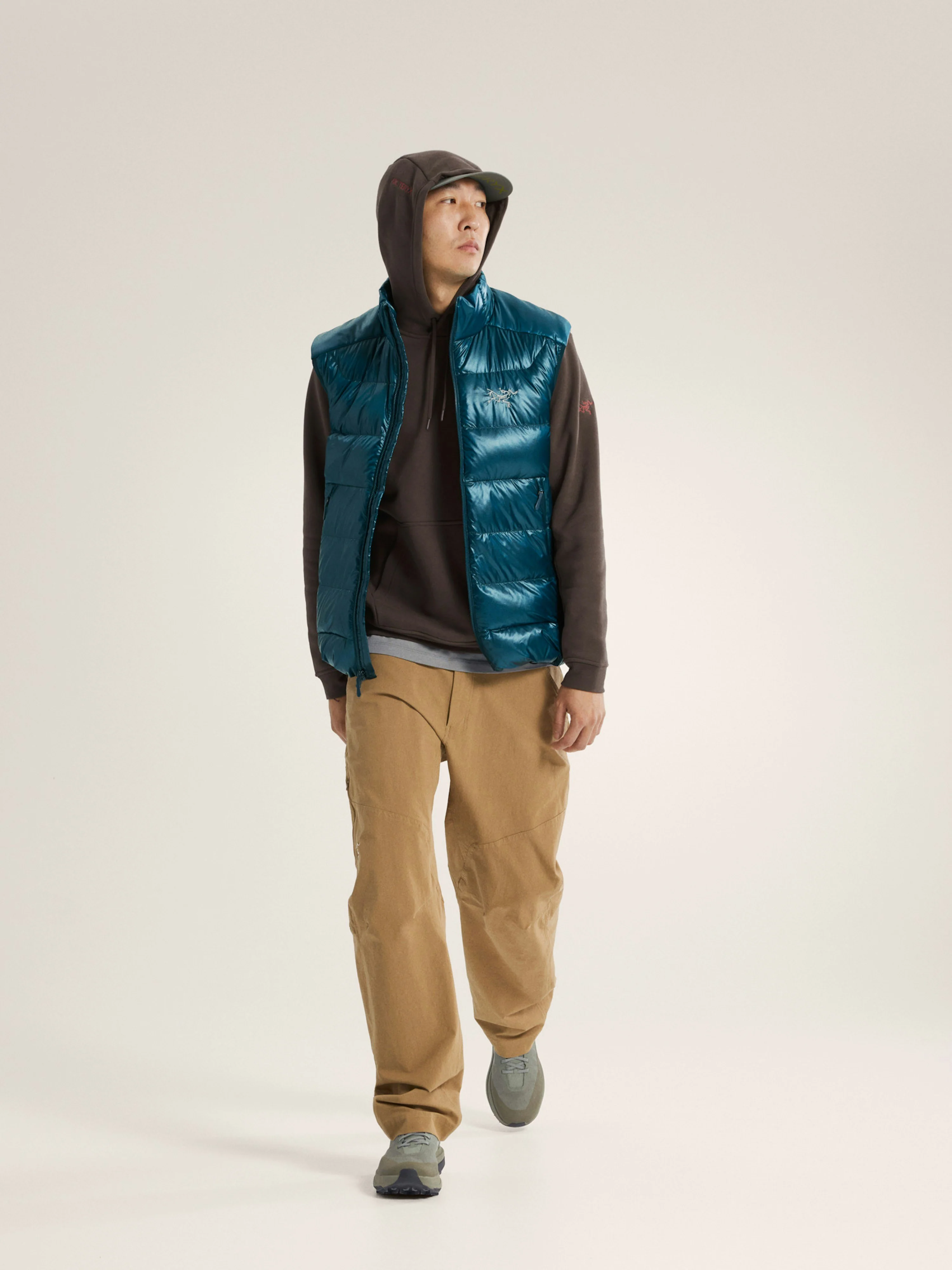 Emblem Fleece Hoody Men's - Image 6