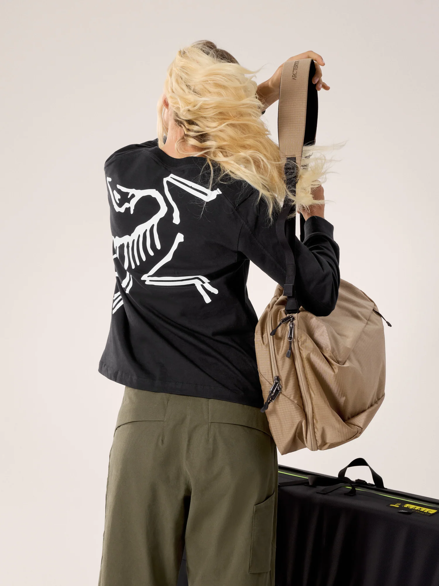Kragg Cotton Bird Crew Neck Shirt LS Women's - Image 2
