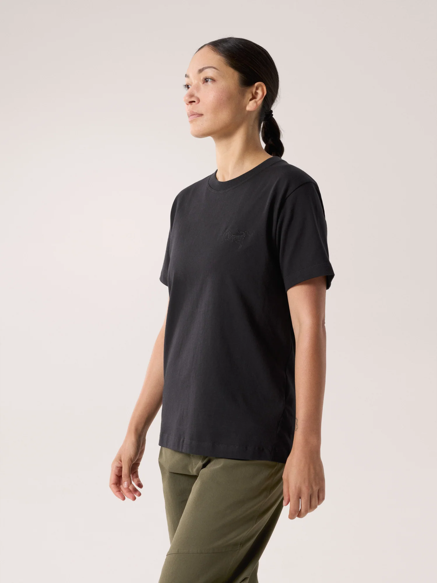 Kragg Cotton Little Bird Crew Shirt SS Women's - Image 4