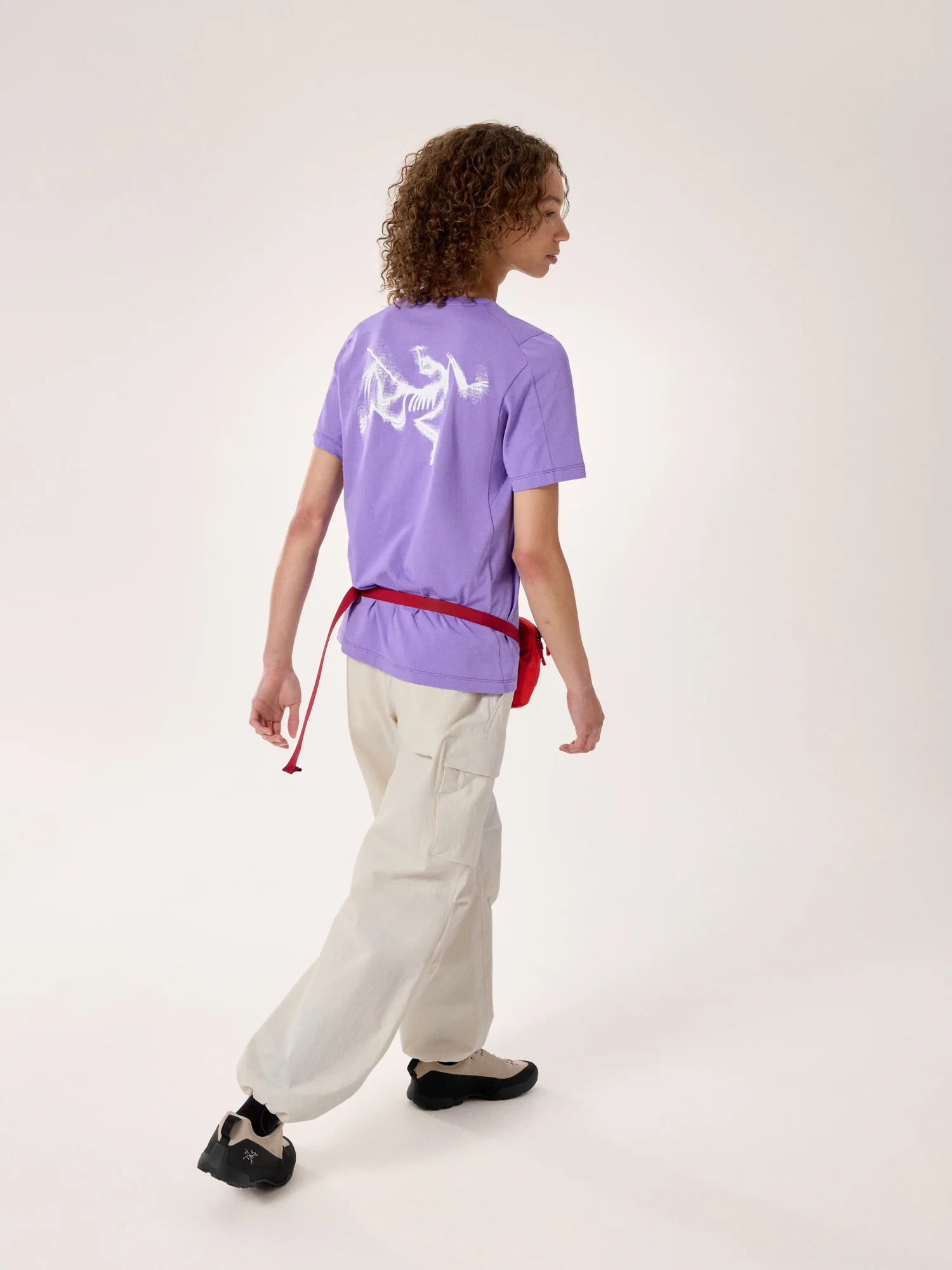 Kragg SL Cotton Blurred Bird Crew Shirt SS Women's - Image 5