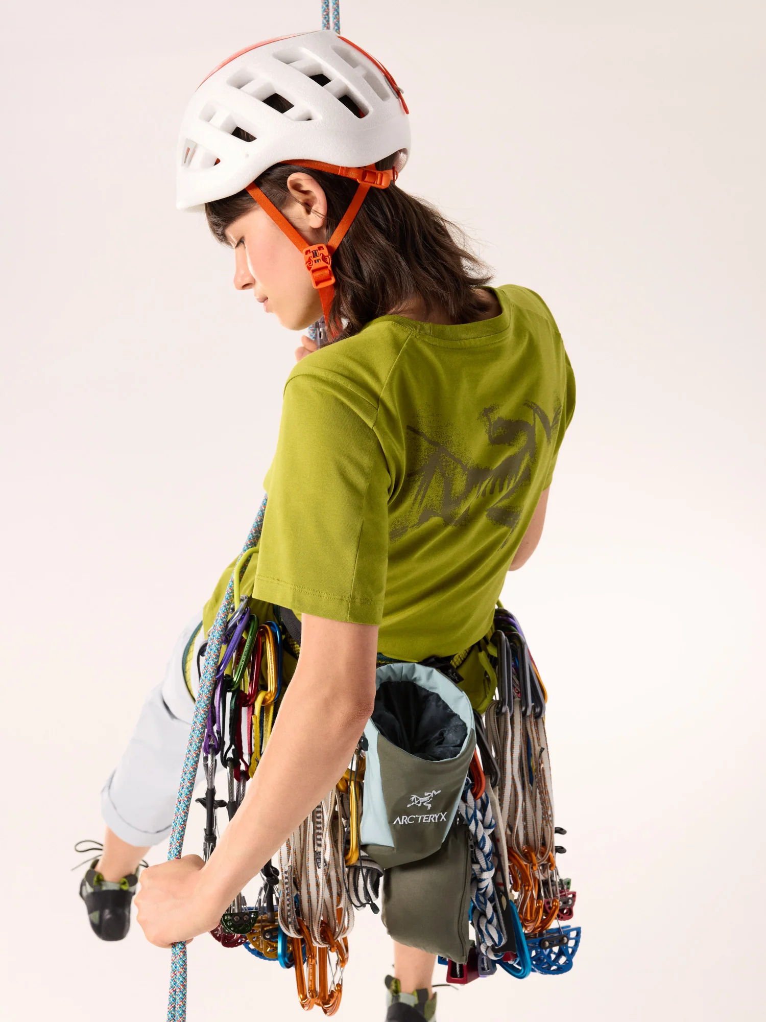 Kragg SL Cotton Blurred Bird Crew Shirt SS Women's - Image 2