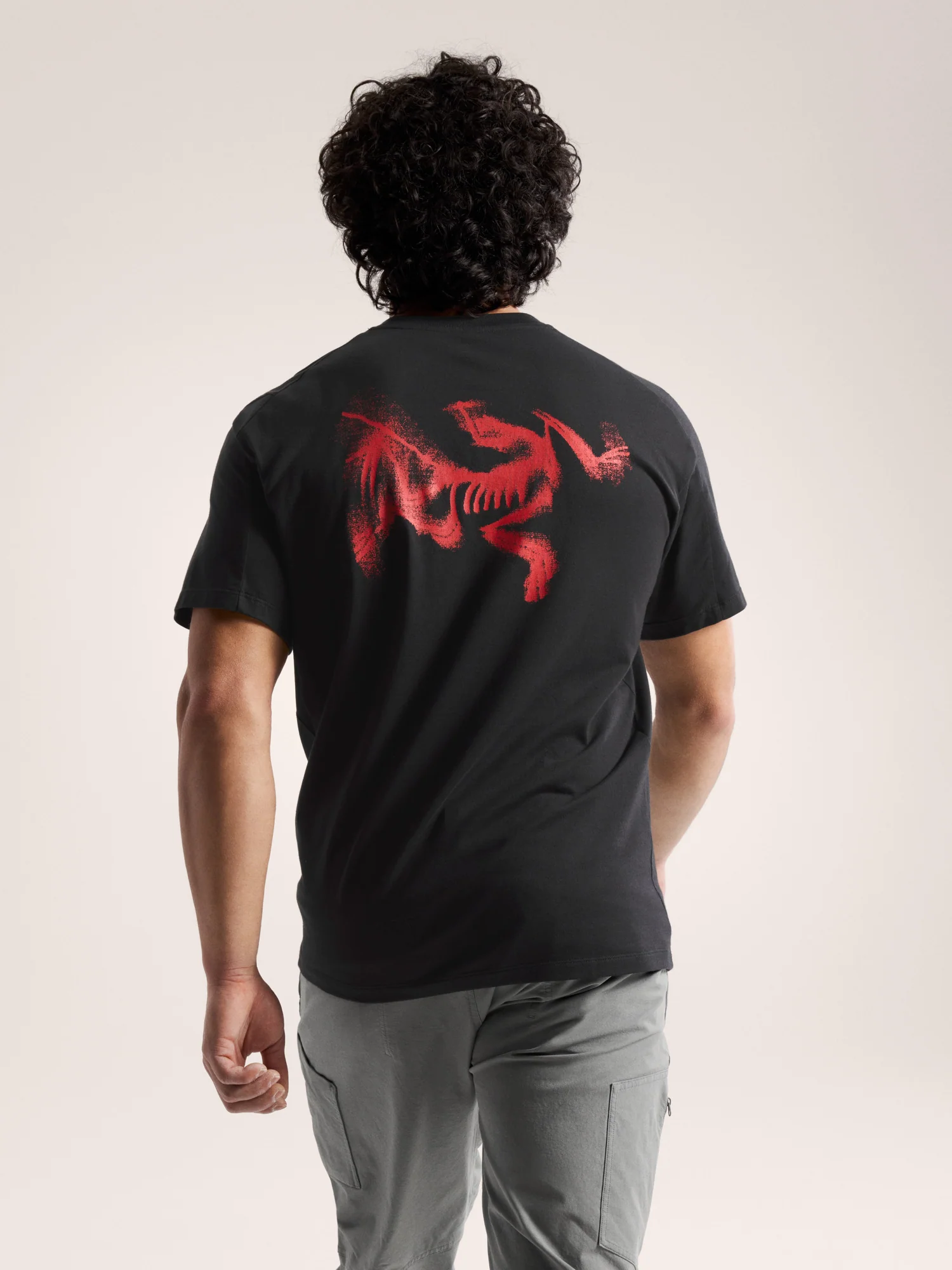 Kragg SL Cotton Blurred Bird Shirt SS Men's - Image 3