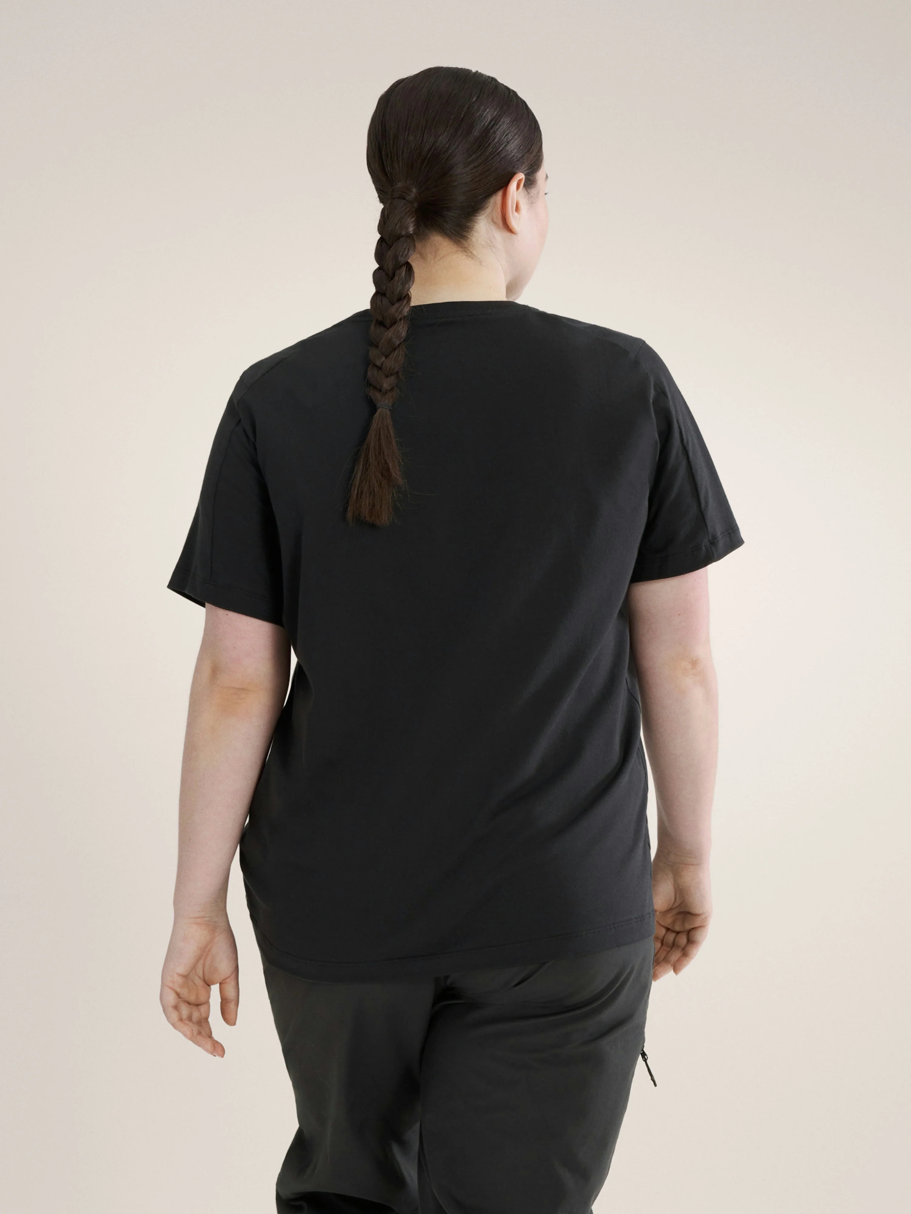 Kragg SL Cotton Emblem Crew Shirt SS Women's - Image 4
