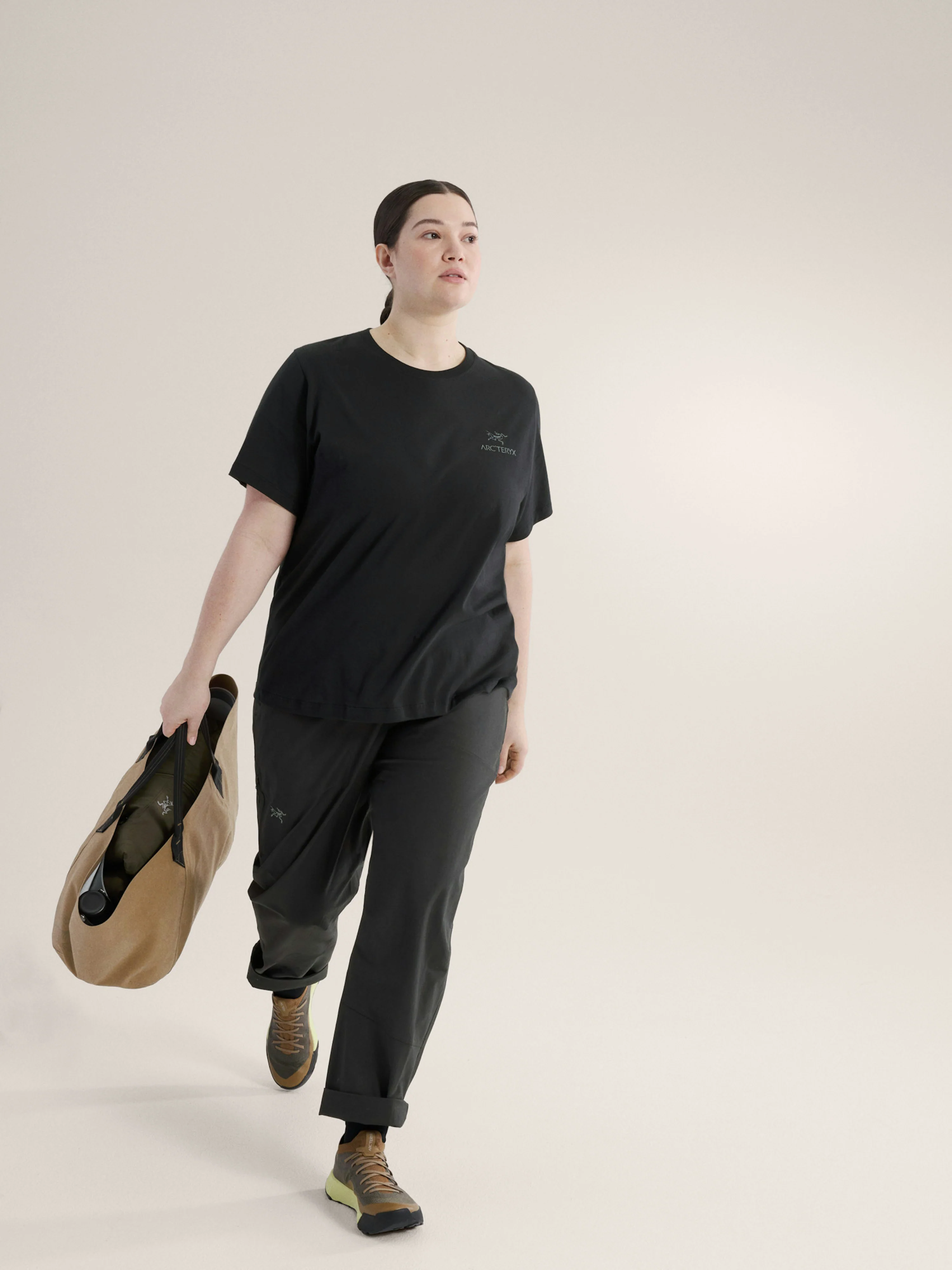 Kragg SL Cotton Emblem Crew Shirt SS Women's - Image 5