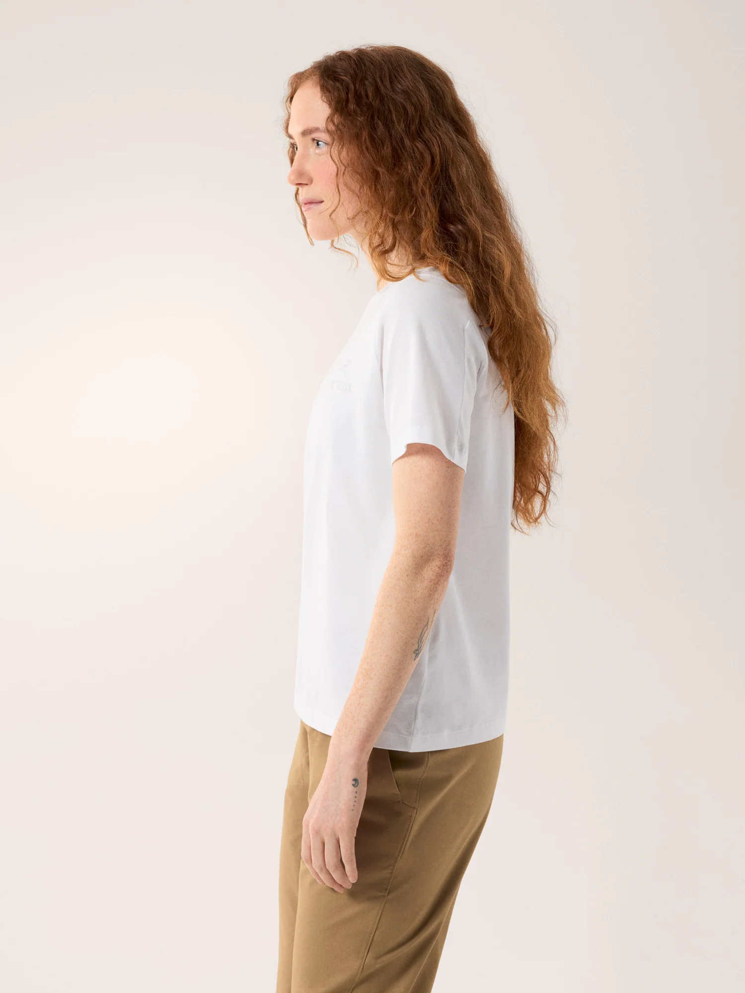 Kragg SL Cotton Emblem Crew Shirt SS Women's - Image 4