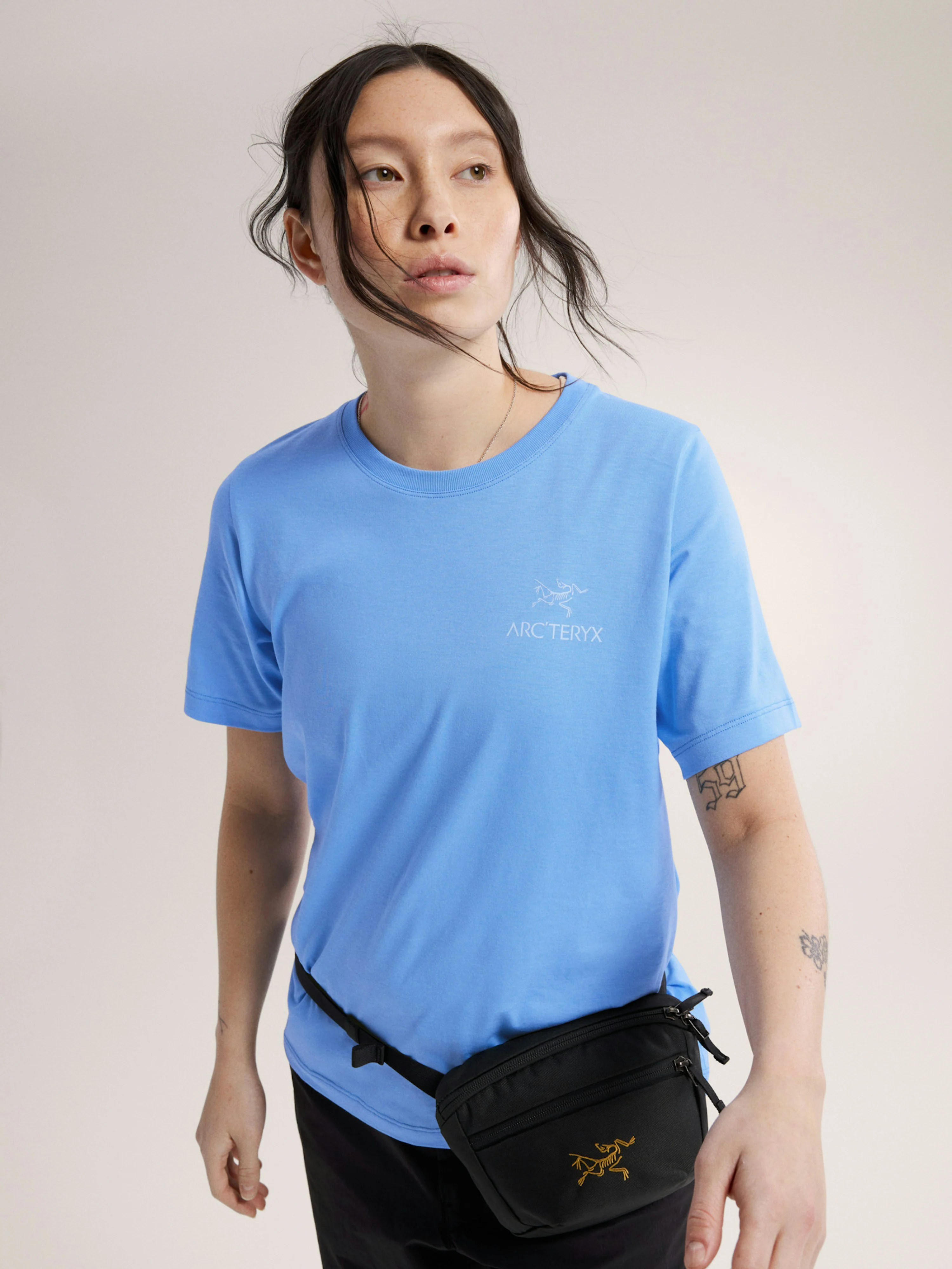 Kragg SL Cotton Emblem Crew Shirt SS Women's - Image 2