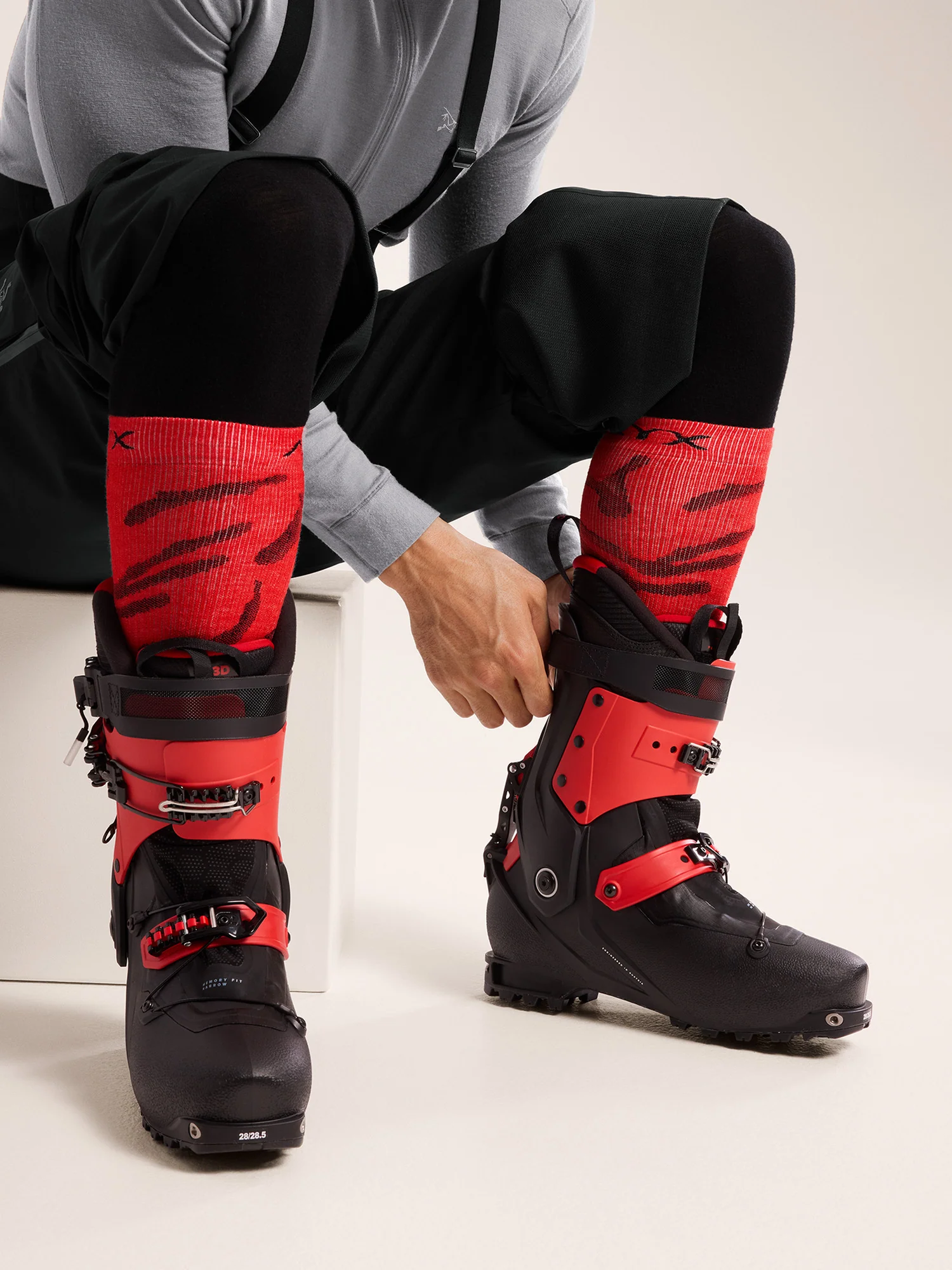 Merino Wool Grotto Ski Sock - Image 3