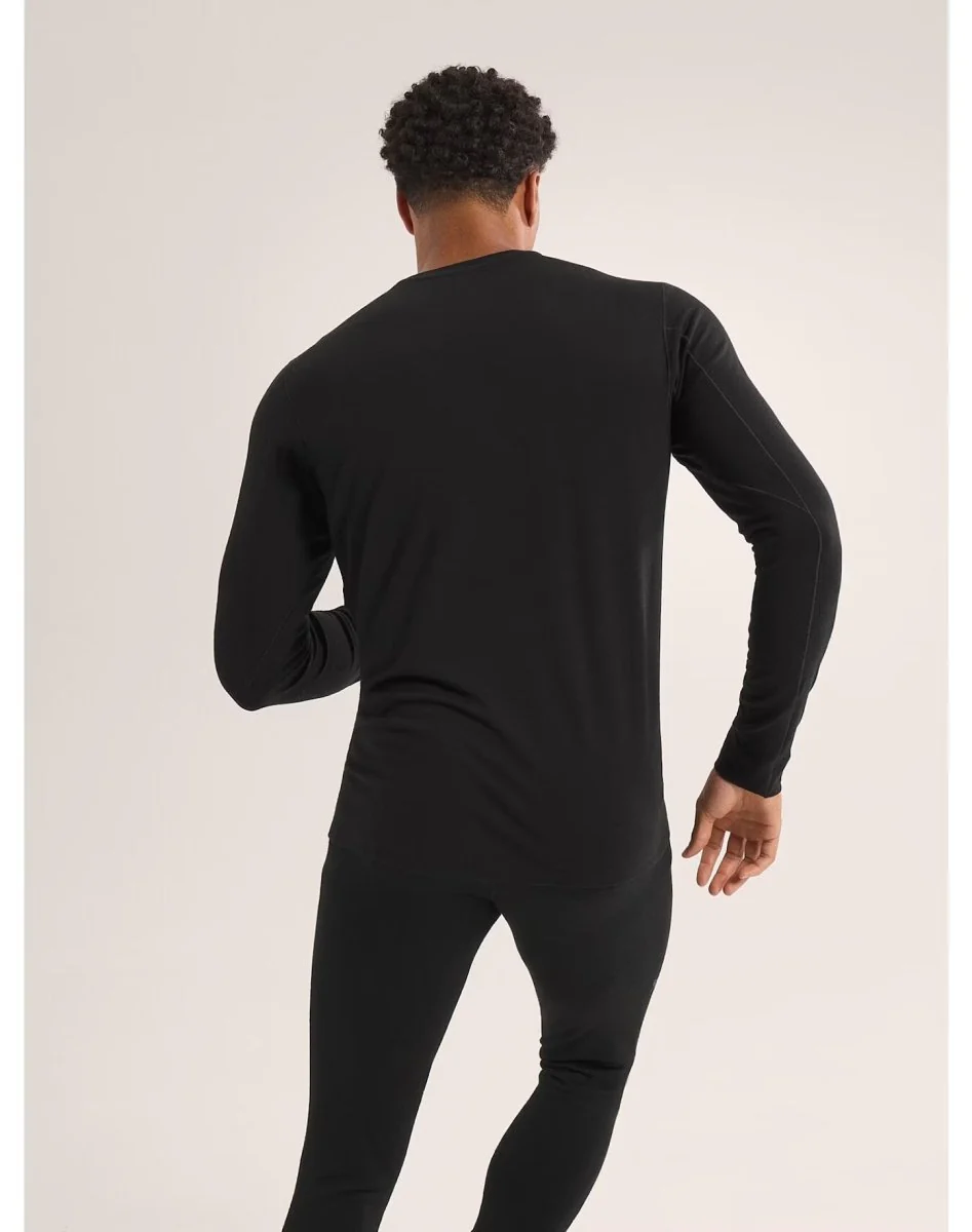 Rho Merino Wool Crew Neck LS Men's - Image 4
