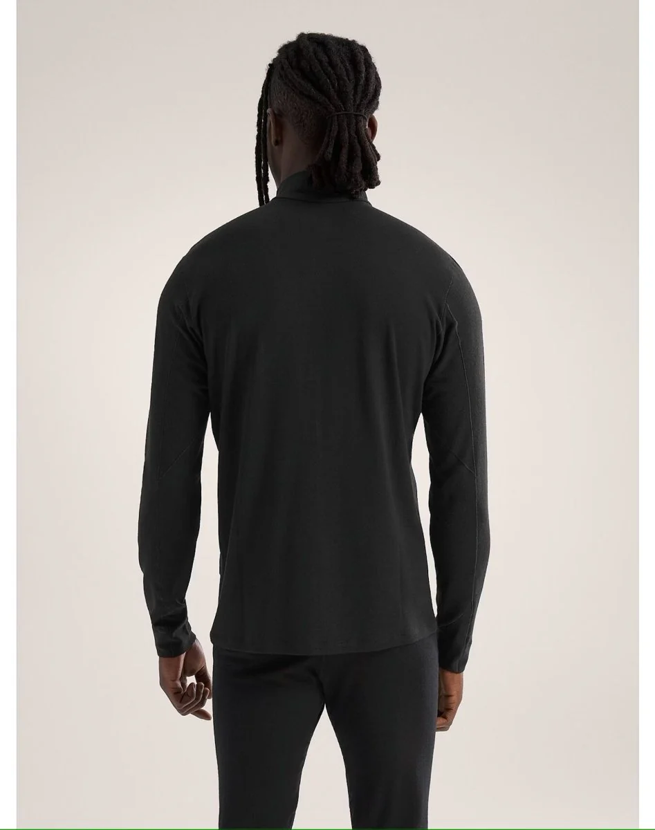 Rho Merino Wool Zip Neck Men's - Image 4