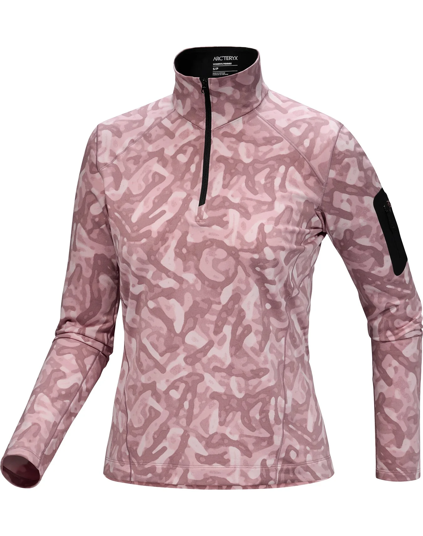 Rho Zip Neck Women's - Print - Image 7