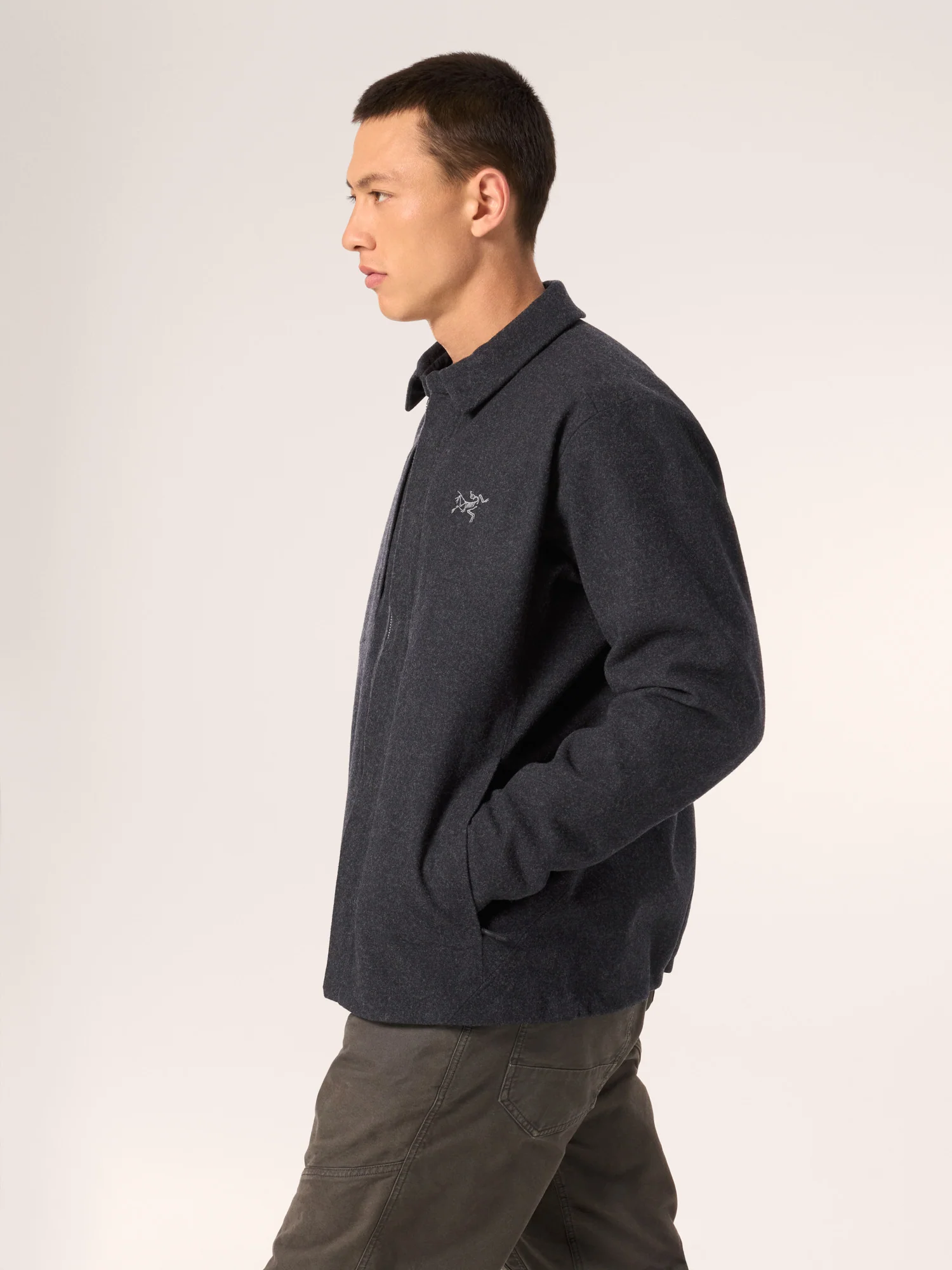 Sawyer Wool Overshirt Men's - Image 4